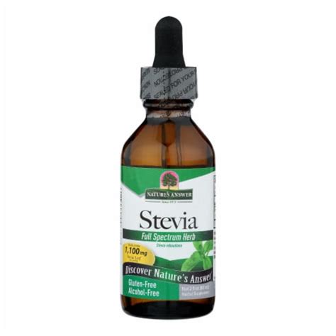 Nature S Answer Stevia Leaf Extract Alcohol Free Fz Fred Meyer