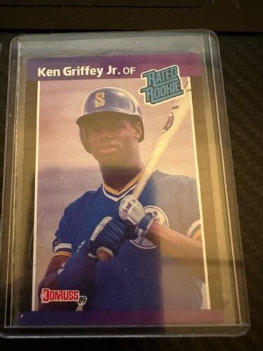 Ken Griffey Jr Mariners Hof Rated Rookie Card 33 1st Rc Sp 1989 Donruss