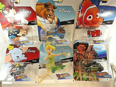 New Hot Wheels Disney Character Cars Series Complete Set Of My XXX Hot Girl