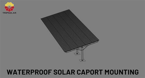 Steel Solar Carport Installation | Tripsolar