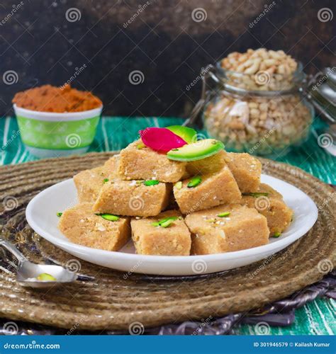 Sweet Food Gajak Or Sesame Seed Jaggery Stock Image Image Of