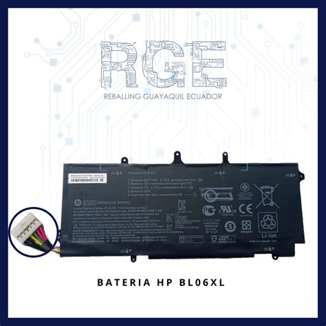 BATERÍA HP BL06XL PARA LAPTOP 1040 G0 G1 G2 Reballing Guayaquil