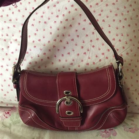 Coach Like New Red Leather Coach Bag From Izabel S Closet On Poshmark