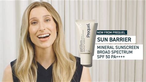 Introducing Prequel S New Sun Barrier Mineral Sunscreen Broad Spectrum