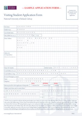 Fillable Online Eap Ucop Visiting Student Application Form Eap Ucop