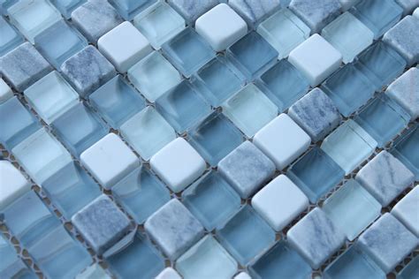 Bliss Waterfall Stone And Glass Square Mosaic Tiles Mosaic Tiles Stone Mosaic Tile Glass