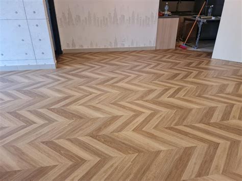 Spc Flooring Spc Chevron 4mm Mocha Hspc 714 Herringbone Spc