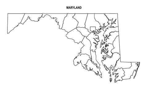 Maryland County Map: Editable & Printable State County Maps