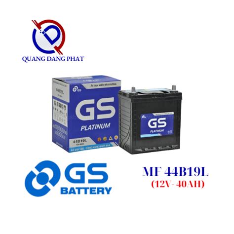 Bình ắc Quy Gs Mf 44b19l 12v 40ah Quang Dang Phat Battery