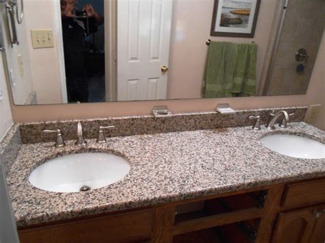 Creme Caramel Granite Traditional Bathroom Charlotte By