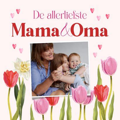 Stijlvolle Moederdagkaart Liefste Mama En Oma Kaartje Go