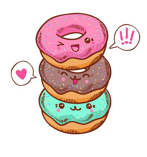 15 Incroyable Jolie Coloriage Kawaii Donuts Photos Idee De Coloriage