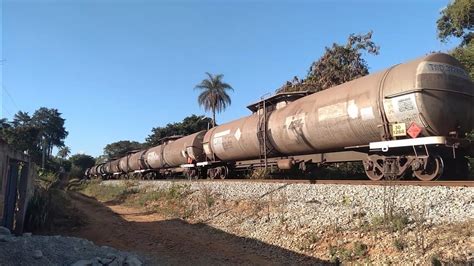 Trem Tanqueiro SD40 2BB40 Carregado Duplas De Locomotivas 81 32