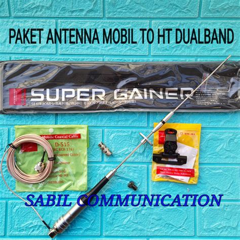 Jual Paket Antena Radio Rig Mobil To Ht Dualband Antena Ht Kenwood