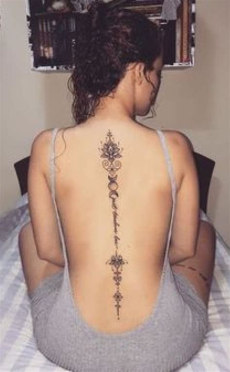 Modele Tatouage Colonne Vertébrale Femme