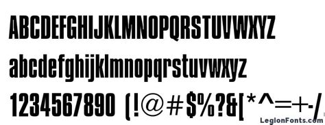 Compressed Regular Font Download Free Legionfonts