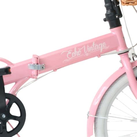 Mostruario Bicicleta Dobrável Fenix Rosa Echo Vintage