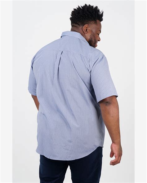 Riachuelo Camisa Manga Curta Tricoline Xadrez Plus Size Azul Marinho