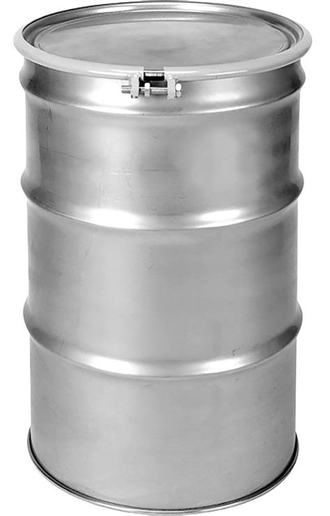 55 Gallon Open Head Stainless Steel Drums