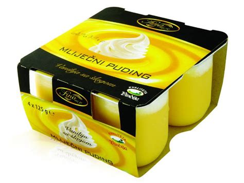 Puding šlag čokolada vanilija Vindija 4 x 125 g 500 g NTL