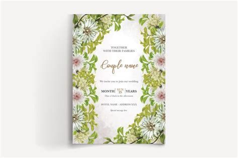 Premium Vector Save The Date Invitation Templates