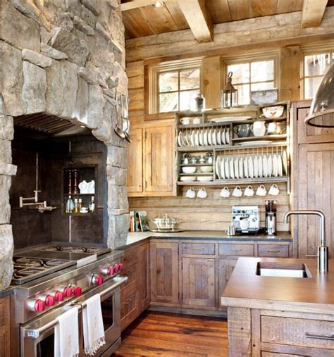 53 Sensationally rustic kitchens in mountain homes