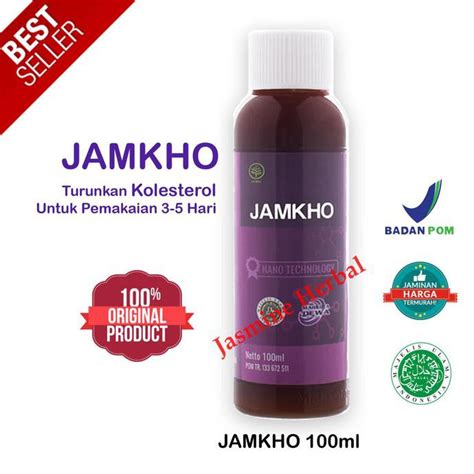 Jual Obat Herbal JAMKHO 100 Ml Turunkan Kolesterol 100 ASLI Alami