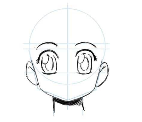 How To Draw Anime Face Step By Step