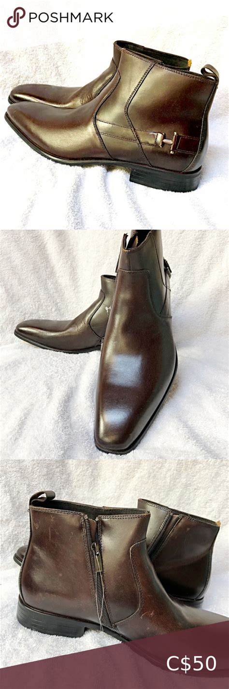 Stacey Adams Mens Leather Boots Leather Boots Boots Dress Shoes Men