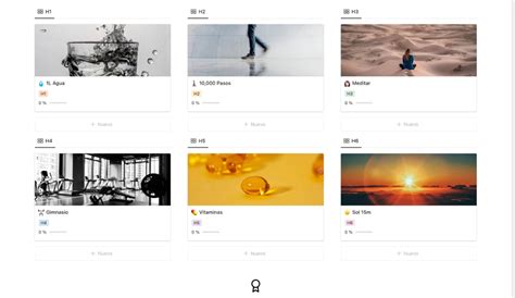 Plantilla Notion Para H Bitos Como Objetivos Y Metas Talento Digital