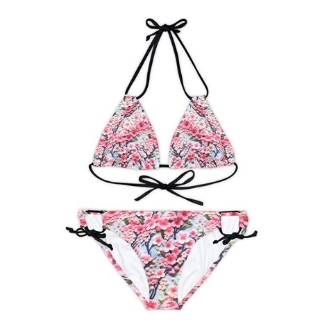 One Of A Kind Two Piece Floral Bikini Set EBay