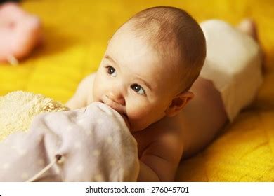Naked Baby Girl Lying Down Stock Photos Images Photography Shutterstock