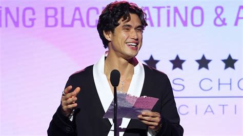 Charles Melton Cries While Accepting An Award For His Star Turn In "May ...