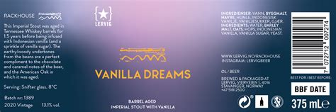 Vanilla dreams - LERVIG BREWERY | STAVANGER, NORWAY