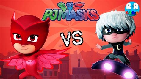 PJ Masks Moonlight Heroes Bonus Level Owlette Vs Luna Girl YouTube