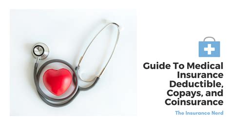 Guide To Medical Insurance Deductible Copays And Coinsurance