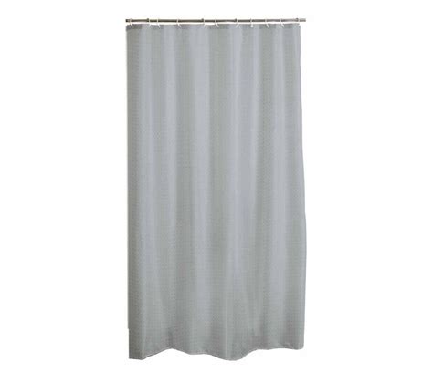 Rideau De Douche Uni Jacquard X Cm Gris Clair Rideau De