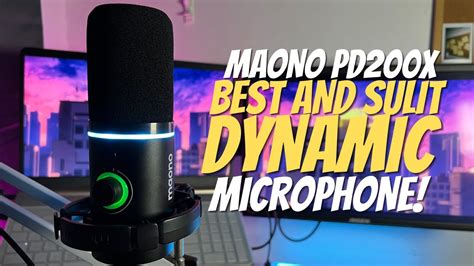 Maono PD200X XLR USB Dynamic Microphone Unboxing Review Best And