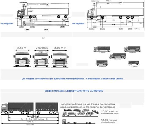 Medidas Autorizadas Camiones De Carga Camion De Carga Camiones