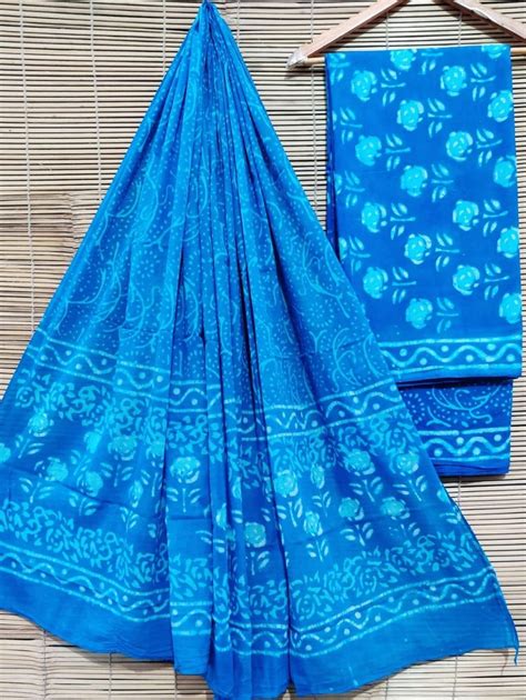 Cotton Hand Block Print Suit Material At Rs 699 Meter Block Print