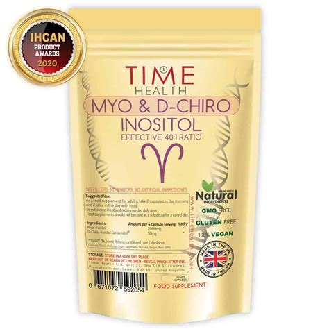 Myo & D Chiro Inositol - Supports Women with PCOS - Promotes Hormonal ...