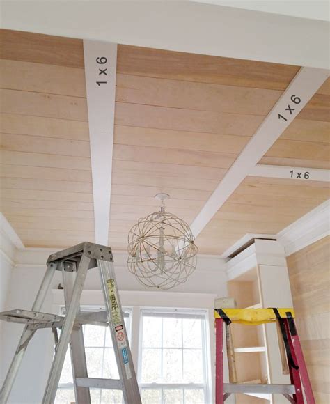 Diy Rustic Coffered Ceiling Artofit