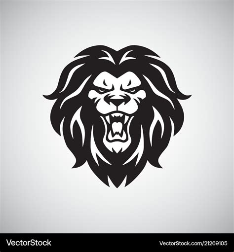 Roaring Lion Logo Black And White