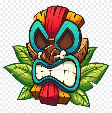 Cartoon Tiki Mask Free Transparent Png Clipart Images Download