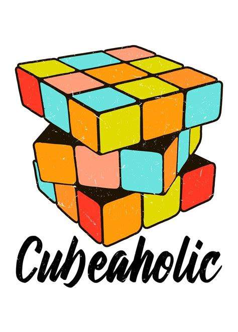 Speedcubing Cuber Puzzle Poster Picture Metal Print Paint By