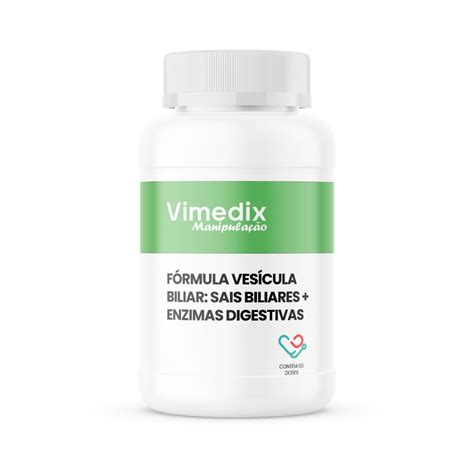 Sais Biliares Para Quem Retirou A Vesícula - Fórmula Vesícula Biliar: Sais Biliares + Enzimas Digestivas - 60 Doses