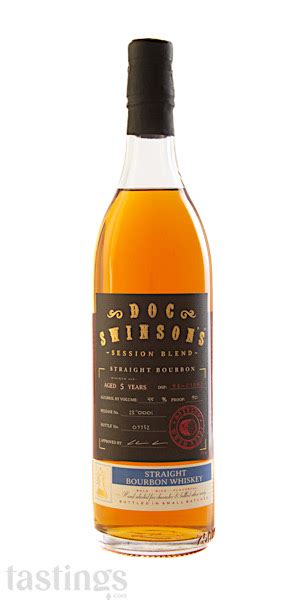 Doc Swinsons 5 Year Old Session Blend Straight Bourbon Whiskey Usa Spirits Review Tastings