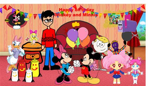 Happy Birthday Mickey And Minnie Mouse By Doodlebopsftw On Deviantart