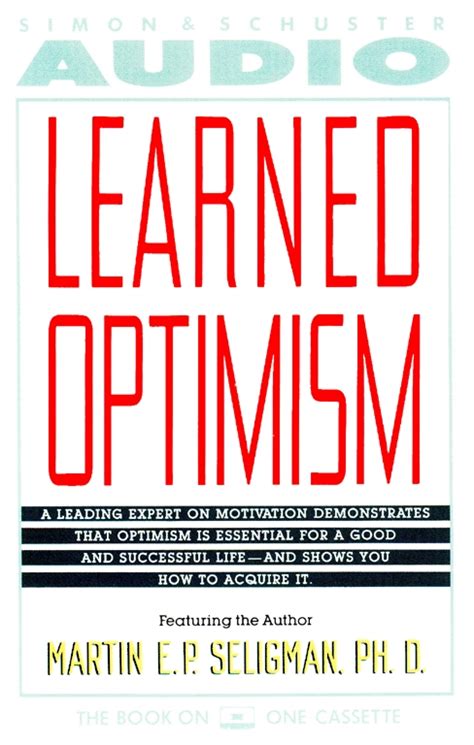 Learned Optimism Audiobook by Martin E. P. Seligman | Official ...