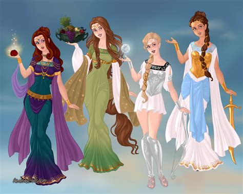 Goddessmaker Hera Demeter Artemis And Athena Picture Goddessmaker